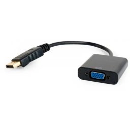 Cablu convertor D-Sub VGA 15pin HD soclu mama - DisplayPort V1.1a mufa tata 0.15m 1920x1200 60Hz 1080p GEMBIRD A-DPM-VGAF-