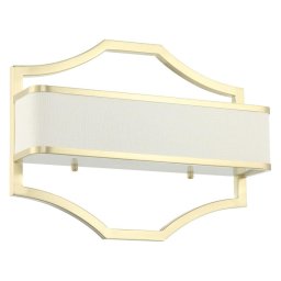 Open Design OR84511 - Aplica de perete GERDO, 2 x E14, 12 W, 230 V, alamă/albă
