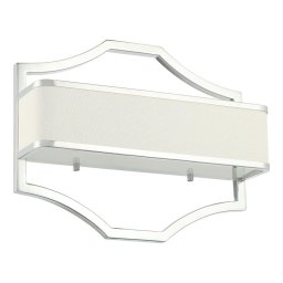 Open Design OR84504 - Aplica de perete GERDO, 2xE14, 12W, 230V, crom lucios/alb