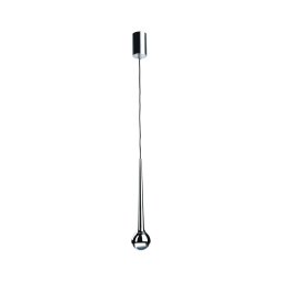 Lustră LED suspendată pe cablu CAPPI Open Design OR80261, 5W/230V, negru/crom