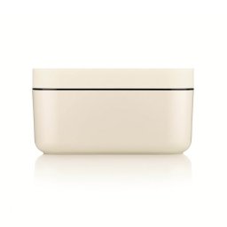 Cutie pentru cuburi de gheata si recipient de depozitare Lekue 1010242, 132 cuburi, -20/+80 °C, Baza goală pentru a preveni condensul, Alb