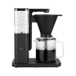 Espressor Cafetiera Filtru Premium Zense Alux, 900W, 1.25L, Bloom Preinfuzare, Design Scandinav, Argintiu