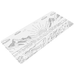 Mousepad XL Alb-Negru