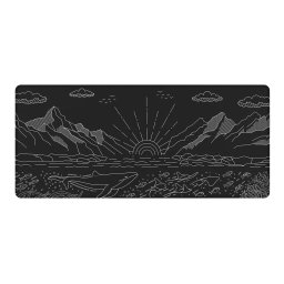 Mousepad Nostra XL Negru-Alb