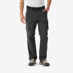 Pantalon de drumeție NH500 Cargo gri bărbați
