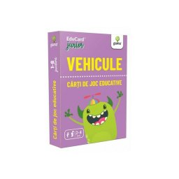 Carti de joc educative. Vehicule