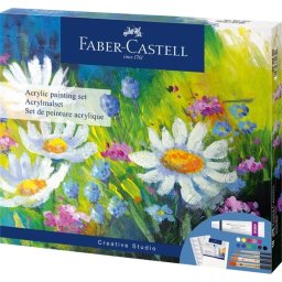 FABER-CASTELL Creative Studio acril kit de colorare 18 buc