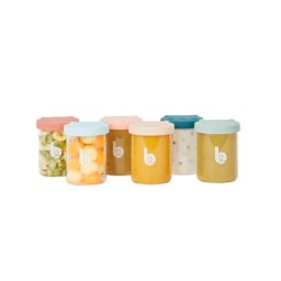Set 6 boluri din sticla ISY 250 ml Babymoov