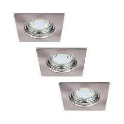 Rabalux 1054 - Set 3 spoturi LED încastrate LITE, 3x GU10-LED/3W/230V
