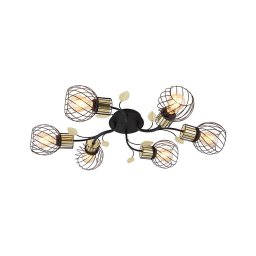 Lustră aplicată LALLY 6xE27/40W/230V Globo 54113-6D