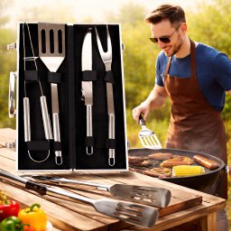 Set Professional BBQ ustensile gratar Kitchen
