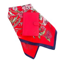 Cadou Portofel WestPolo XXL Rouge Esarfa Femei Matase