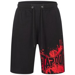 Tapout Pantaloni 'Blashed' roșu / negru