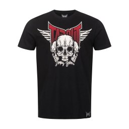 Tapout Tricou 'Hamlines' roşu închis / negru / alb