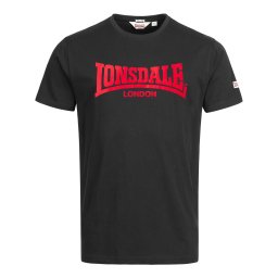 LONSDALE Tricou 'LL008 One Tone' roșu / negru