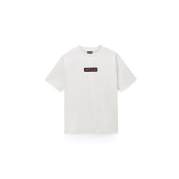 NAPAPIJRI Tricou 'Sol' portocaliu / negru / alb