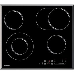 Plita incorporabila Samsung CTR164NC01, Vitroceramica, 4 Zone de gatit, Afisaj LED, Touch Control, 60 cm, Negru