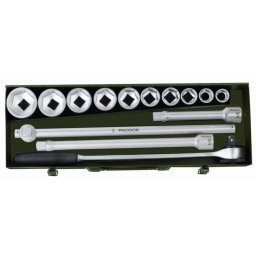 Trusa chei tubulare 3/4" pentru camioane, Proxxon 23300, 14 piese