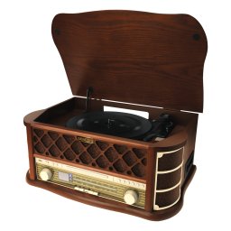 Pick-up Sencor STT 016, stereo, Radio FM, Bluetooth, RCA, USB, SD Card, Retro