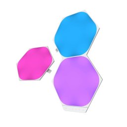 Panouri luminoase modulare inteligente Nanoleaf pent extindere Shapes Hexagons, LED RGBW, 3 panouri