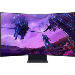 Monitor LED Samsung Gaming Odyssey Ark LS55BG970NUXEN Curbat 55 inch UHD VA 1 ms 165 Hz HDR FreeSync Premium Pro, Negru