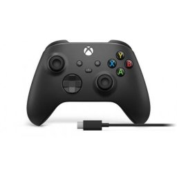 Controller Wireless Microsoft Xbox One Series X Carbon Black, cablu USB Type C