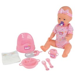 Papusa New Born Baby Wet and Dry bea si face pipi 5039005 Simba