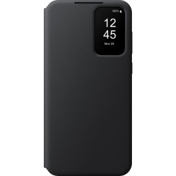 Husa de protectie Samsung Flip Smart View Wallet Case pentru Galaxy A55 5G, Negru