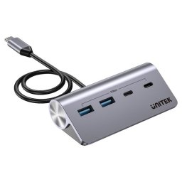USB HUB UNITEK H1337AGY01, 2 x USB-A 3.2 Gen 1, 2 x USB-C 3.2 Gen 1, transfer pana la 5 Gbps