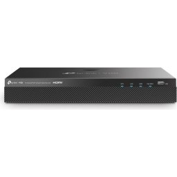 Sistem NVR TP-LINK VIGI NVR2016H-16MP, 16 canale PoE+, pana la 16 MP, buget total PoE 140 W, Negru