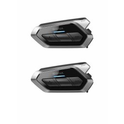 Sistem de comunicatii pentru motocicleta SENA 50R-02D, Fara fir, 2 bucati, Negru-gri