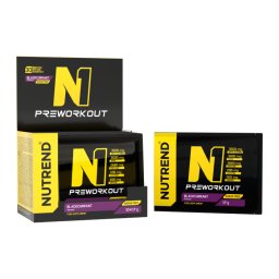 Nutrend N1 Pre-Workout 10 x 17 g coacăze negre