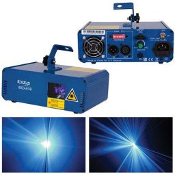 Laser Ibiza Light 80MW 10x Canale DMX Albastru