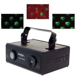 Laser Ibiza Light 150MW Red + 60MW Green DMX Graphic Negru