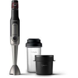 Mixer de mana ProMix HR2651/90, 800 W, pahar on-the-go, reglarea vitezei Negru