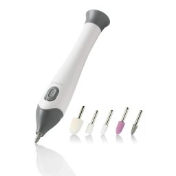 Aparat pentru manichiura-pedichiura MP 810 85140 5 capete interschimbabile Alb/Argintiu