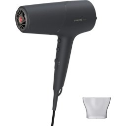 Uscator de par BHD504/00, Uscator par, 2100 W,Gri, 2100 W, 6 trepte viteza, ionizare, 6 nivele temperatura, 24 luni,