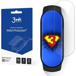 Folie protectie smartwatch 3mk ARC pentru Xiaomi Mi Band 6, Transparenta