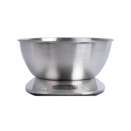 Cantar de bucatarie Cantar de bucatarie cu bol din inox Livoo DOM431, Ecran LCD,Capacitate de 5 kg Oprire automata dupa 60 de secunde,Cu castron si tava din otel inoxidabil de 2 L