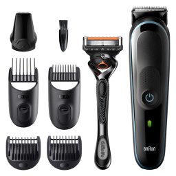 Aparat de tuns Braun MGK5345 All-in-one trimmer, Black/Blue