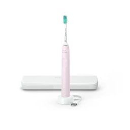 Periuta de dinti sonica electrica 31000 miscari/minut, 1 mod de curatare, senzor presiune, functia BrushSync, 1 cap de periere, toc de transport, Roz pastel