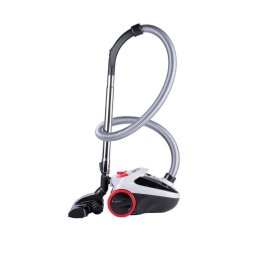 Aspirator Aspirator cu sac Dirt Devil DD2001, Putere: 800W, filtru lavabil HEPA 10, capacitate sac 2L, Alb-Rosu