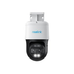 Camera de supraveghere Camera supraveghere IP Speed Dome PTZ Reolink TrackMix PoE, 4K, 2.8 + 8 mm, lumina alba / IR 15 m, dual band, slot card, microfon si difuzor, PoE