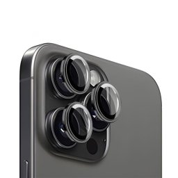 Easy Lens guards, black - iPhone 15 Pro / 15 Pro Max