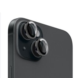 Easy Lens guards, black - iPhone 15 / 15 Plus