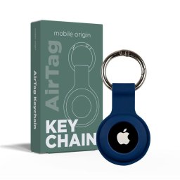 Husa Mobile Origin Airtag KeyChain, blue