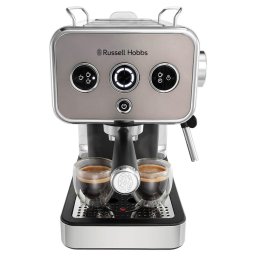 Espressor Espressor Manual Distinction Titanium, 1350W, 15 Bar, 1.4L, Duza Abur, Design Premium