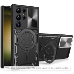 Husa Husa pentru Samsung Galaxy S25 FE - Techsuit CamGuard Pro - Black
