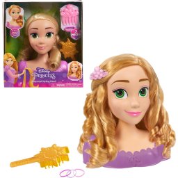 Just Play Disney Princess - Rapunzel Styling Head, Make-up and Hairdressing Head