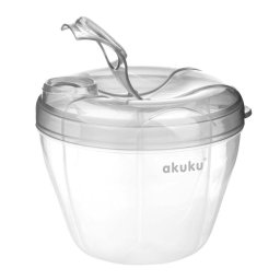 Milk powder dispenser Akuku grey